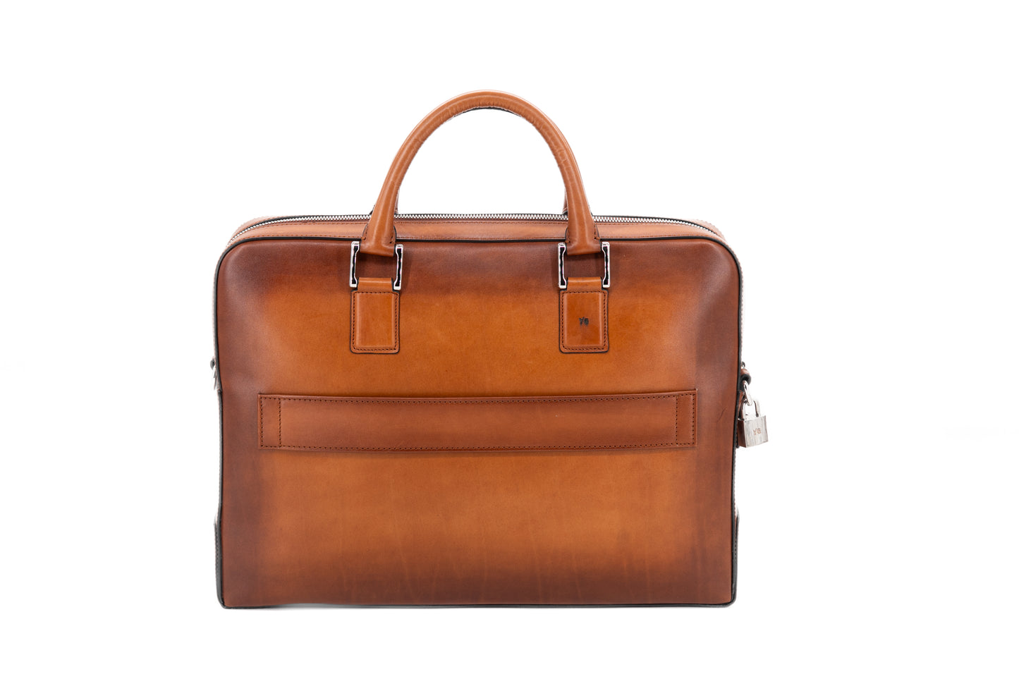 Leather Business Bag│ Camel Patina