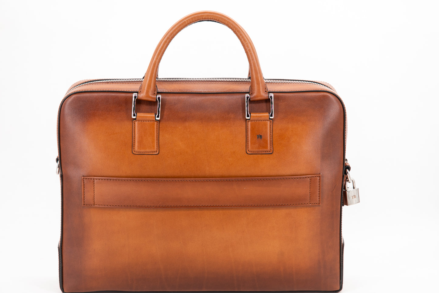 Leather Business Bag│ Camel Patina