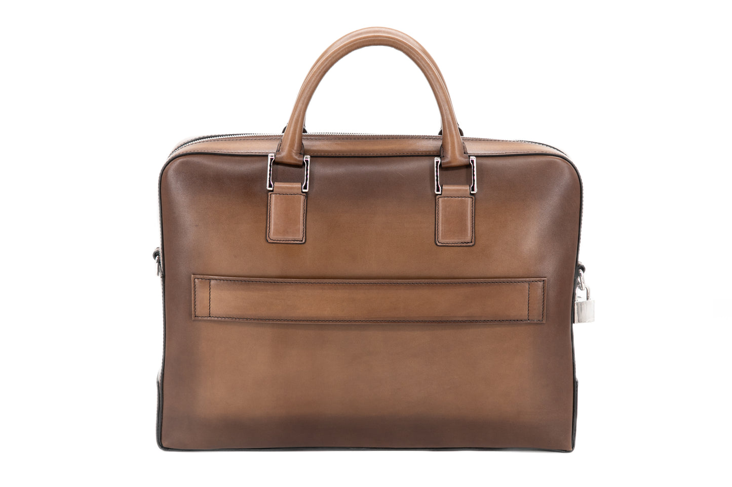 Leather Business Bag│ Brown Patina