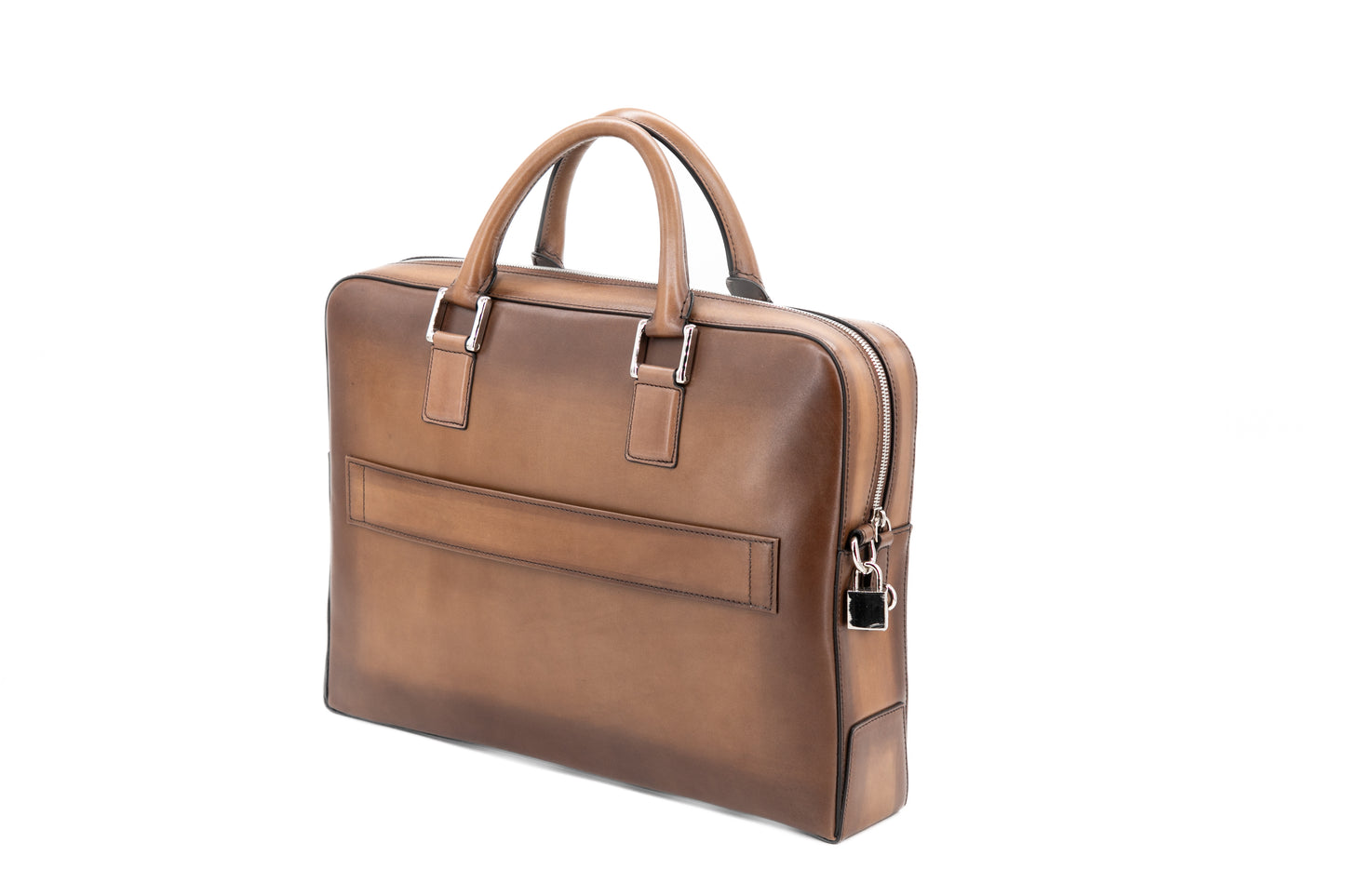 Leather Business Bag│ Brown Patina