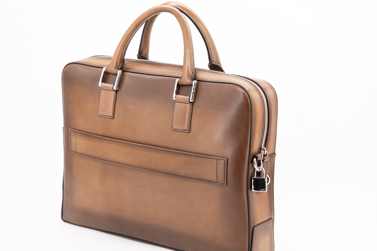 Leather Business Bag│ Brown Patina