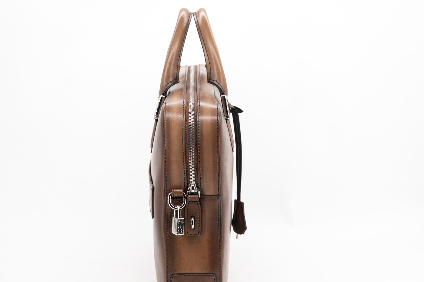 Leather Business Bag│ Brown Patina