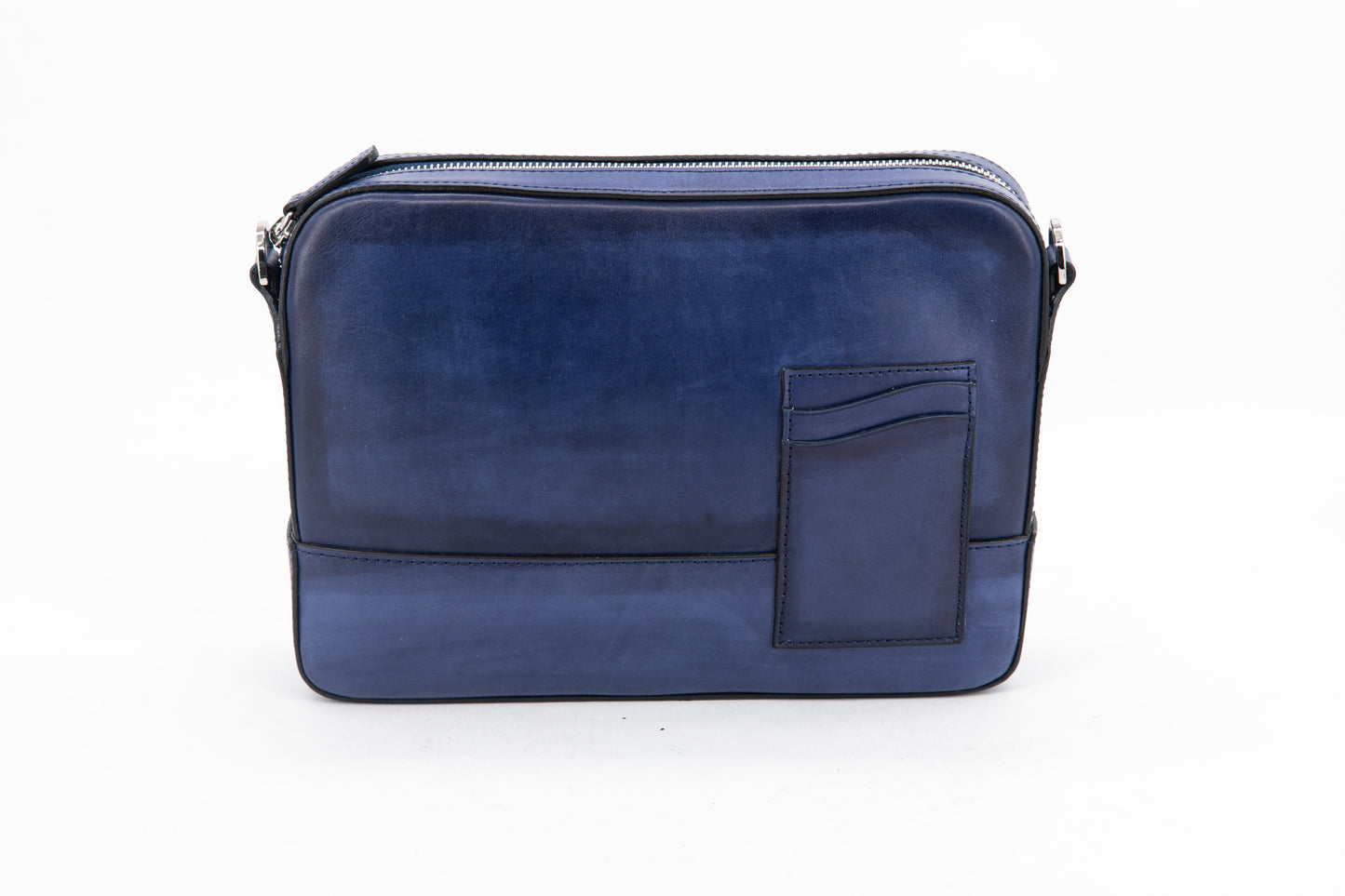 Leather Clutch │ Blue Patina