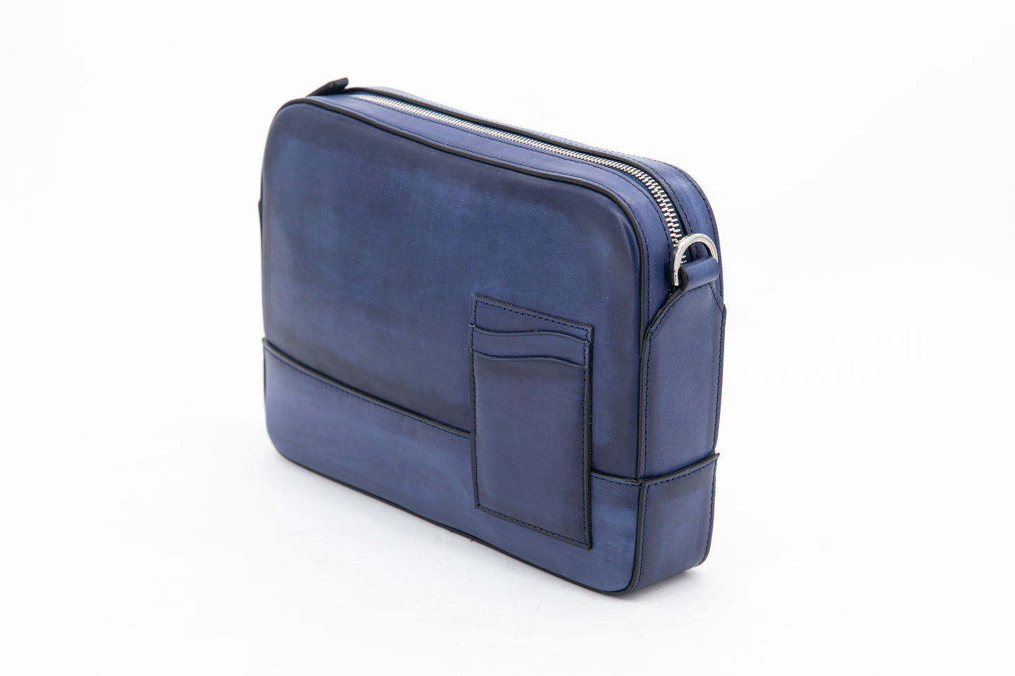 Leather Clutch │ Blue Patina