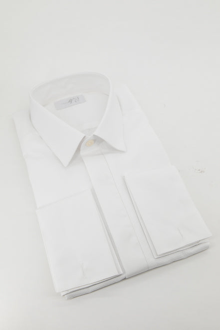 Honeycomb Boiled Shirt │ White