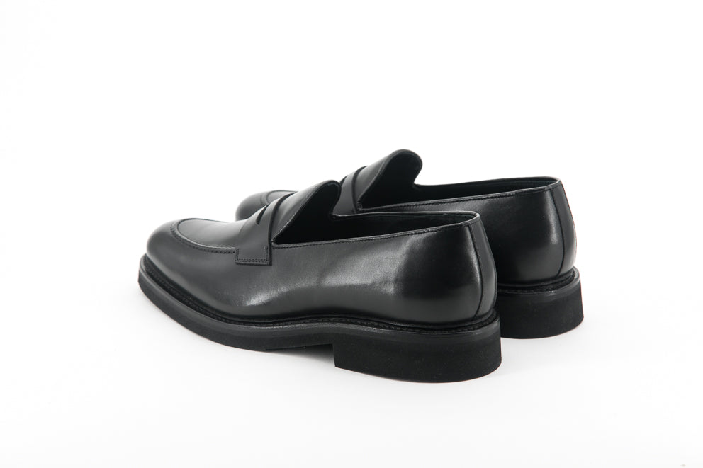 LEATHER LOAFER ZURIGO│BLACK
