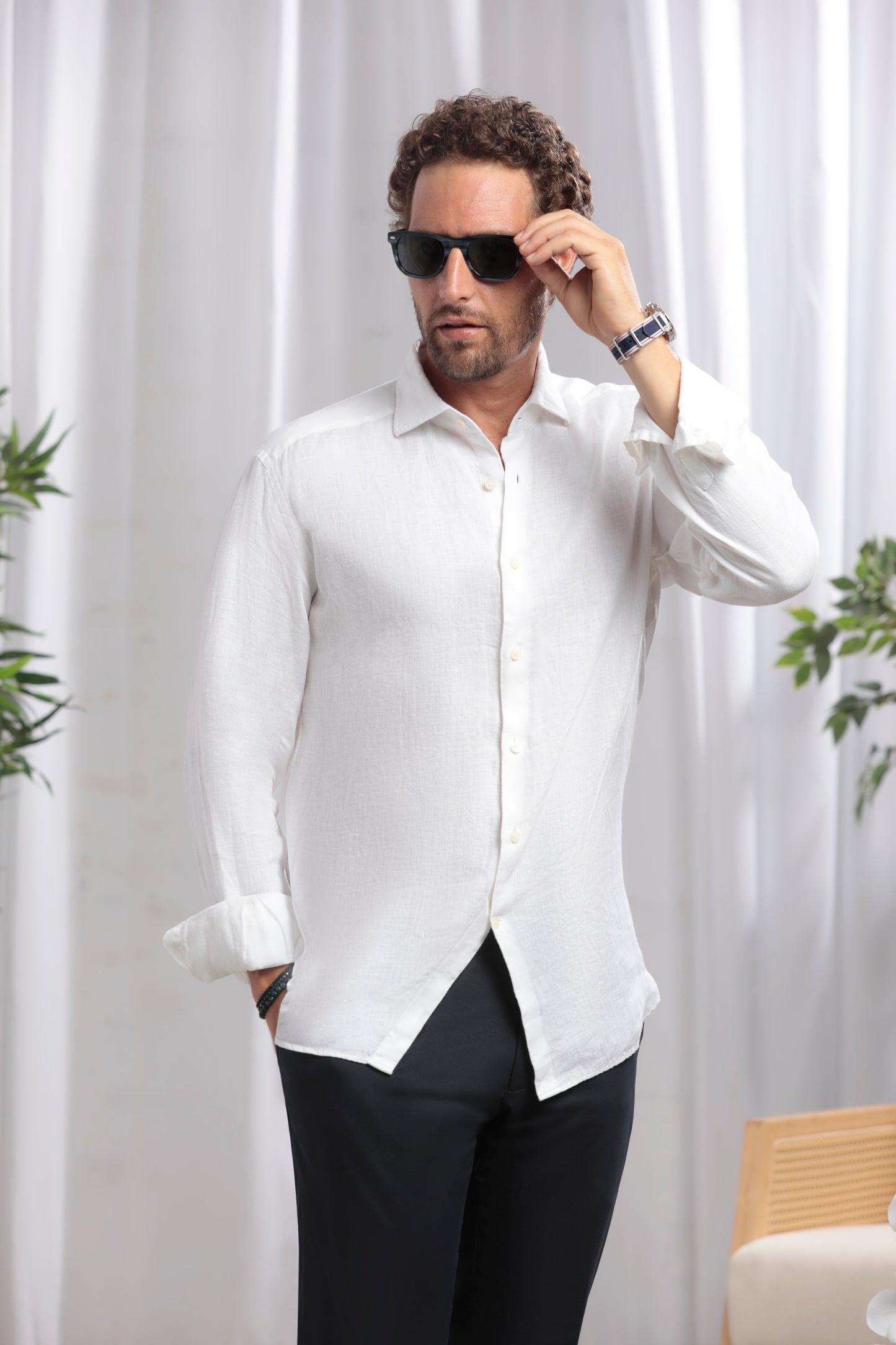 Linen Shirt │White