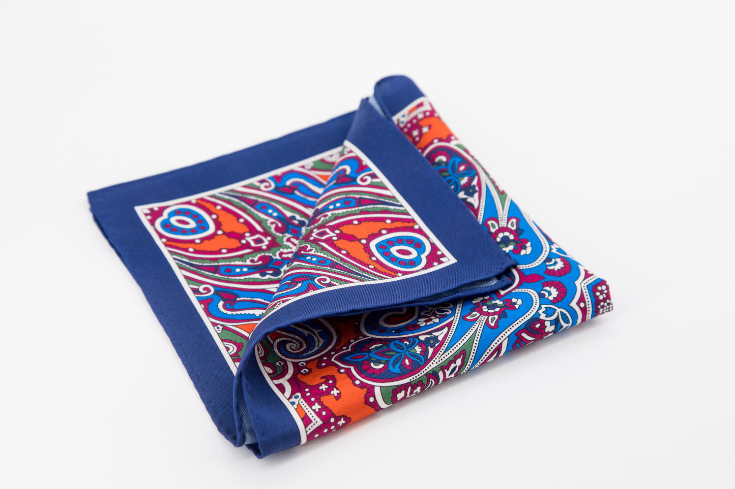 Pocket Square - Mixed Colors Paisley