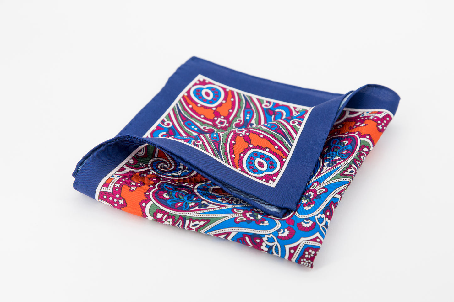 Pocket Square - Mixed Colors Paisley