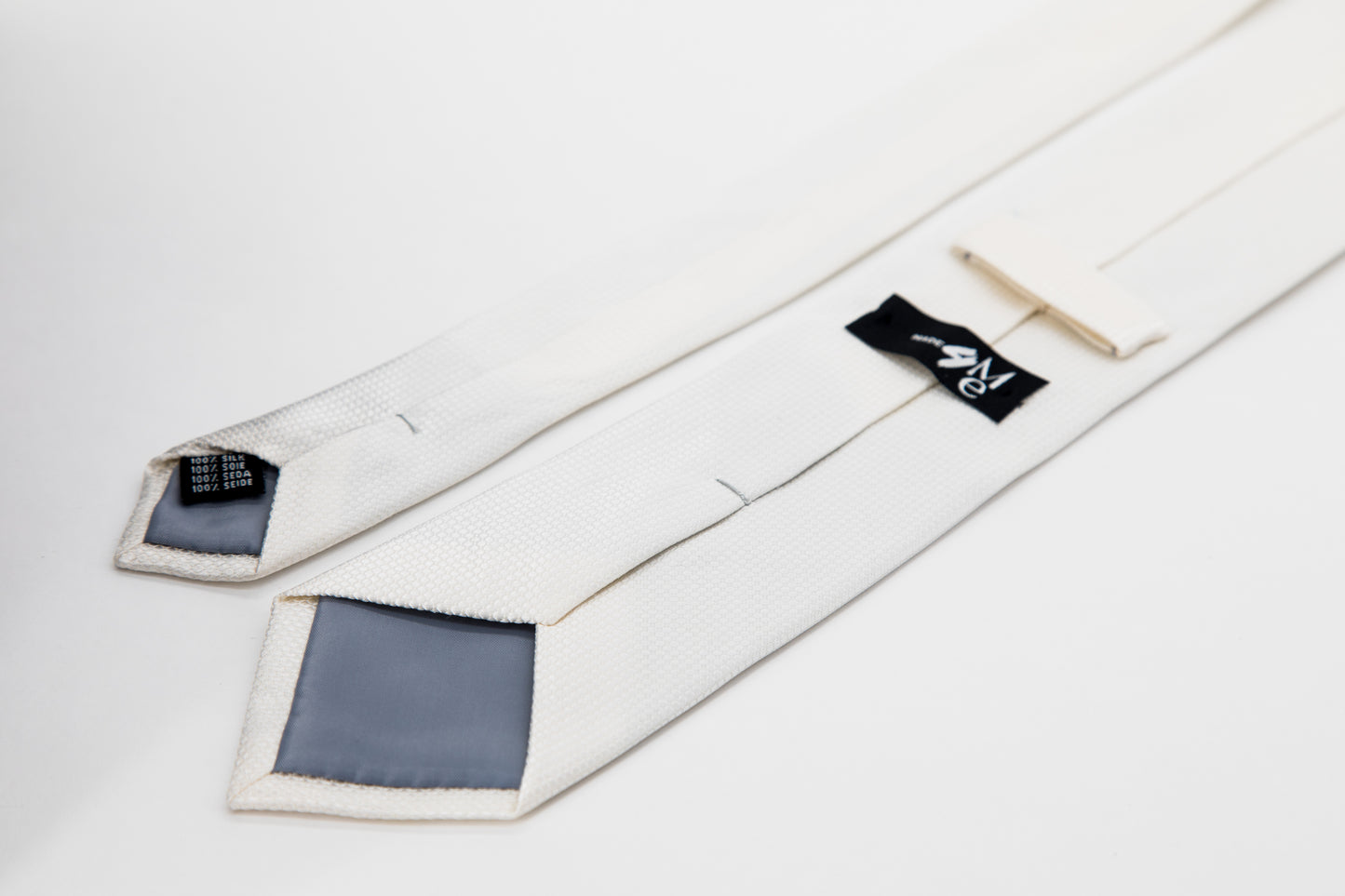 TIE - Plain White Color