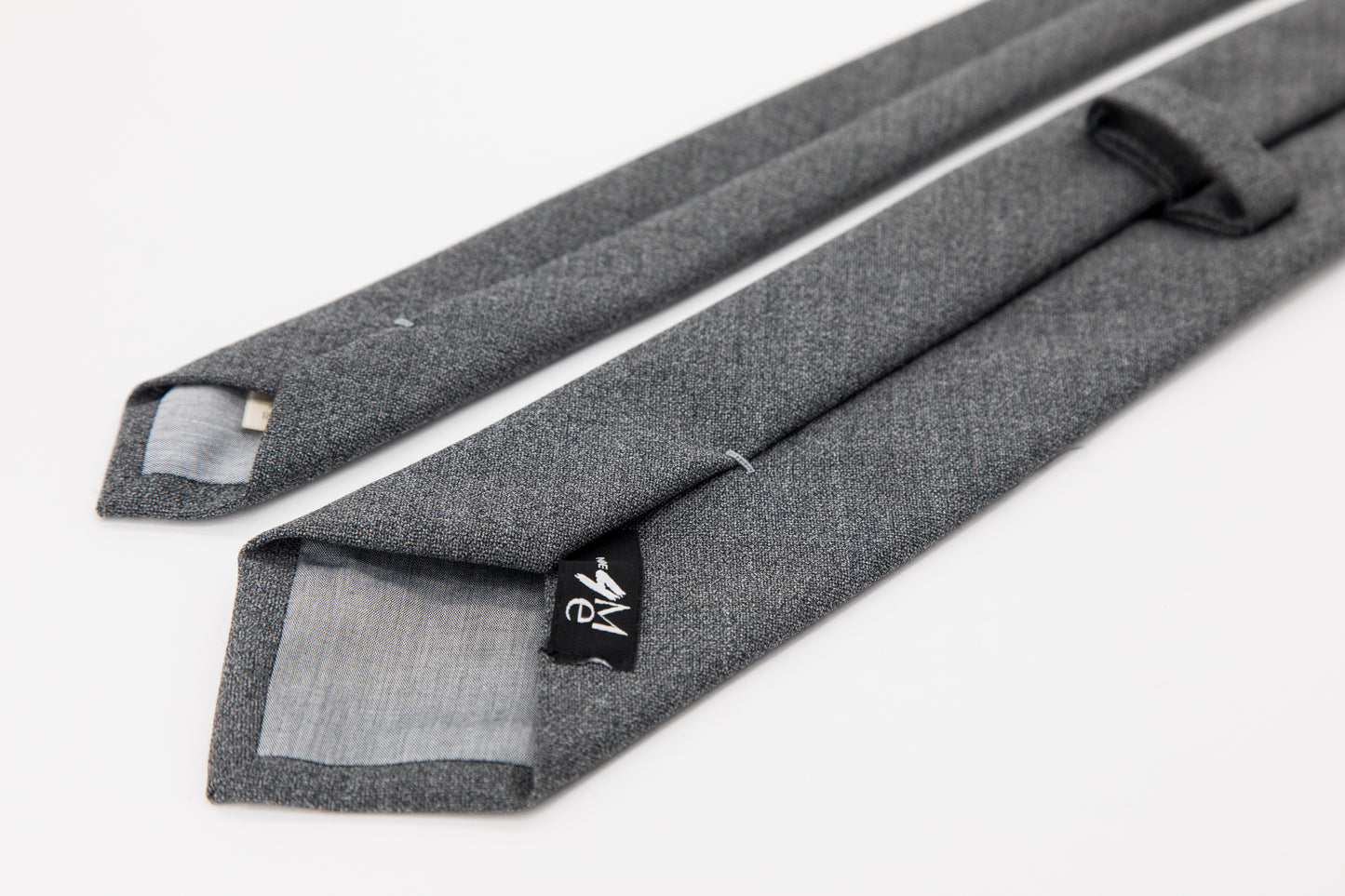 TIE - Plain Dark Grey Color