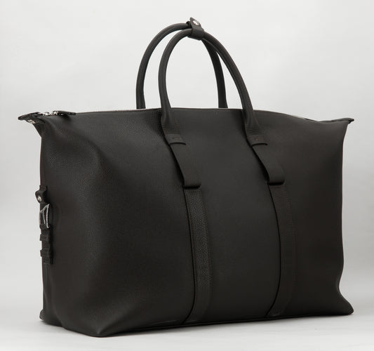 Leather Weekend Bag │ Brown Grain