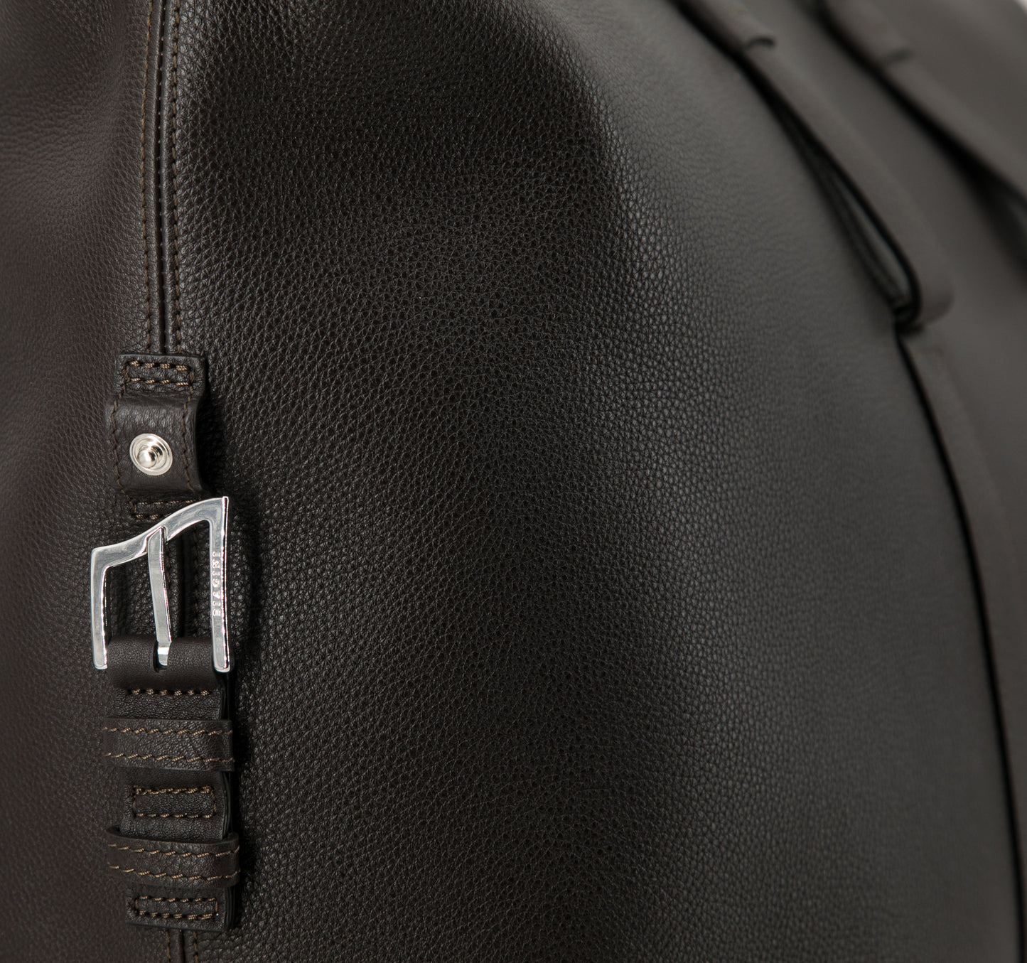 Leather Weekend Bag │ Brown Grain