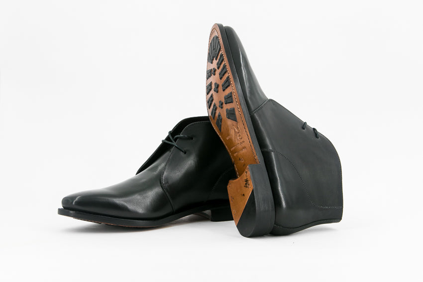 LEATHER CHUKKA BOOTS │ DARK GREEN
