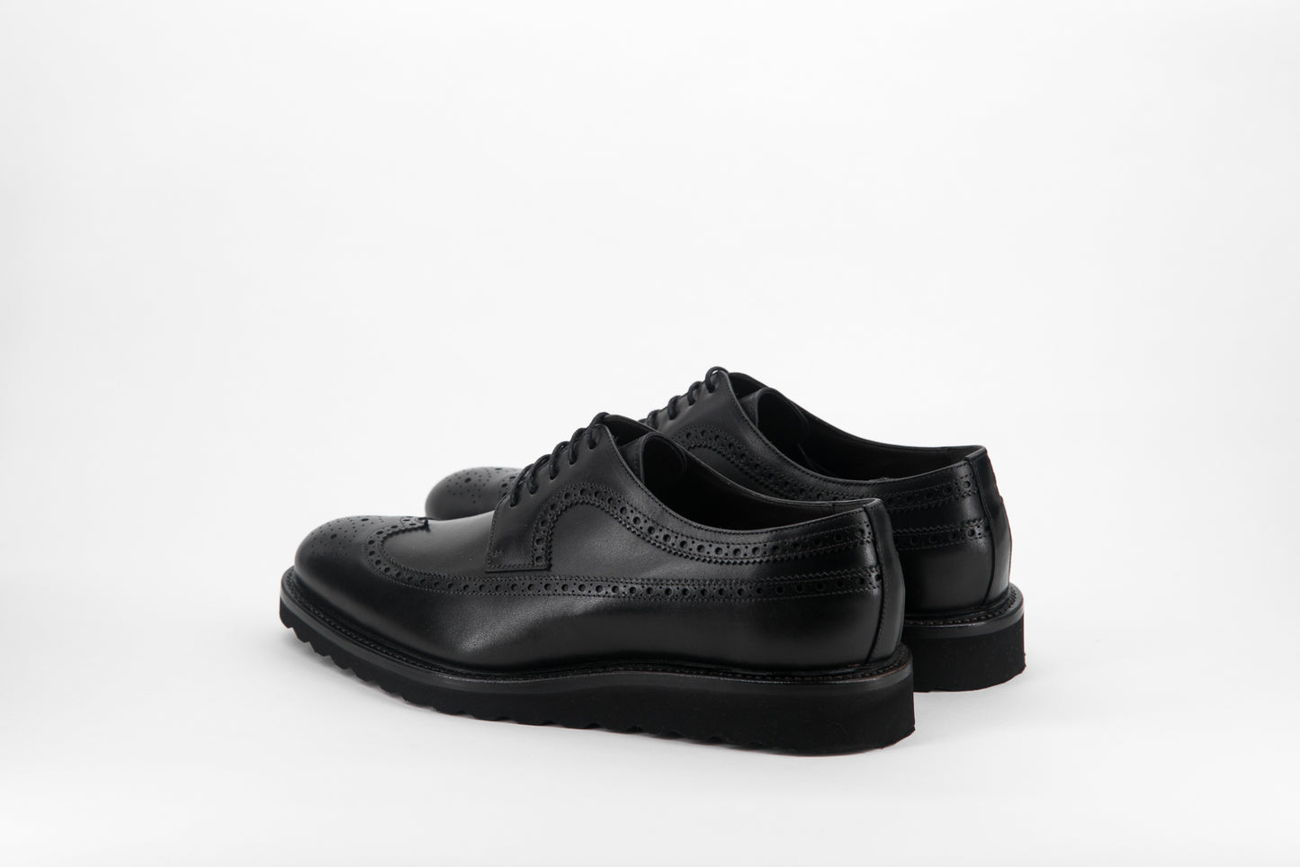 Leather Longwing Blucher Zurigo │ Black