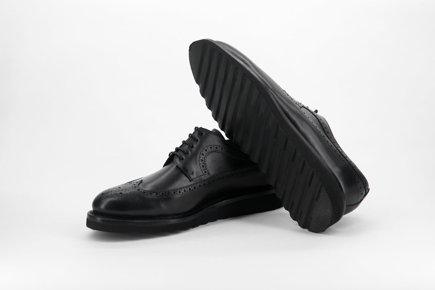Leather Longwing Blucher Zurigo │ Black