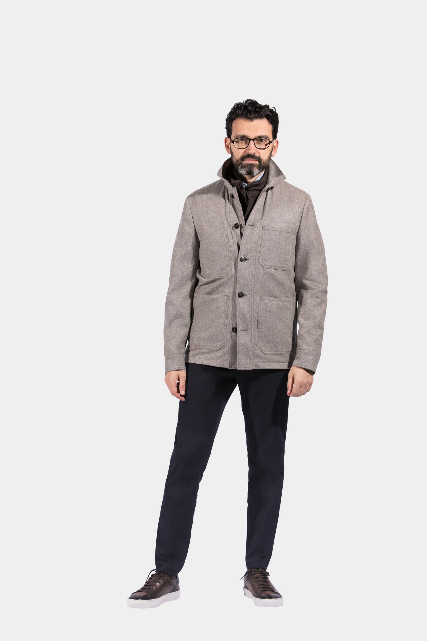 Work Jacket, Light Grey, Vitale Barberis, Jacket Only