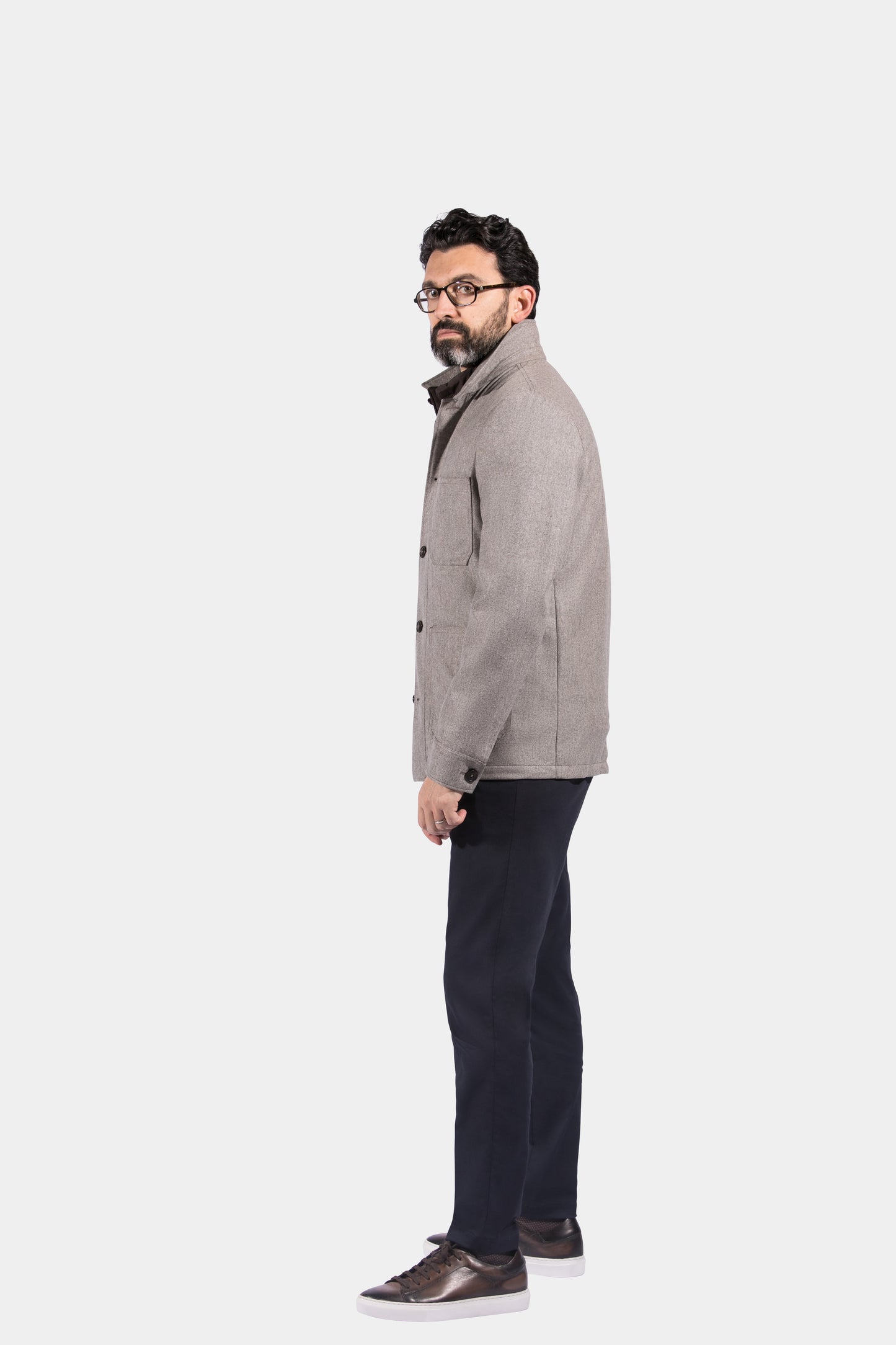 Work Jacket, Light Grey, Vitale Barberis, Jacket Only