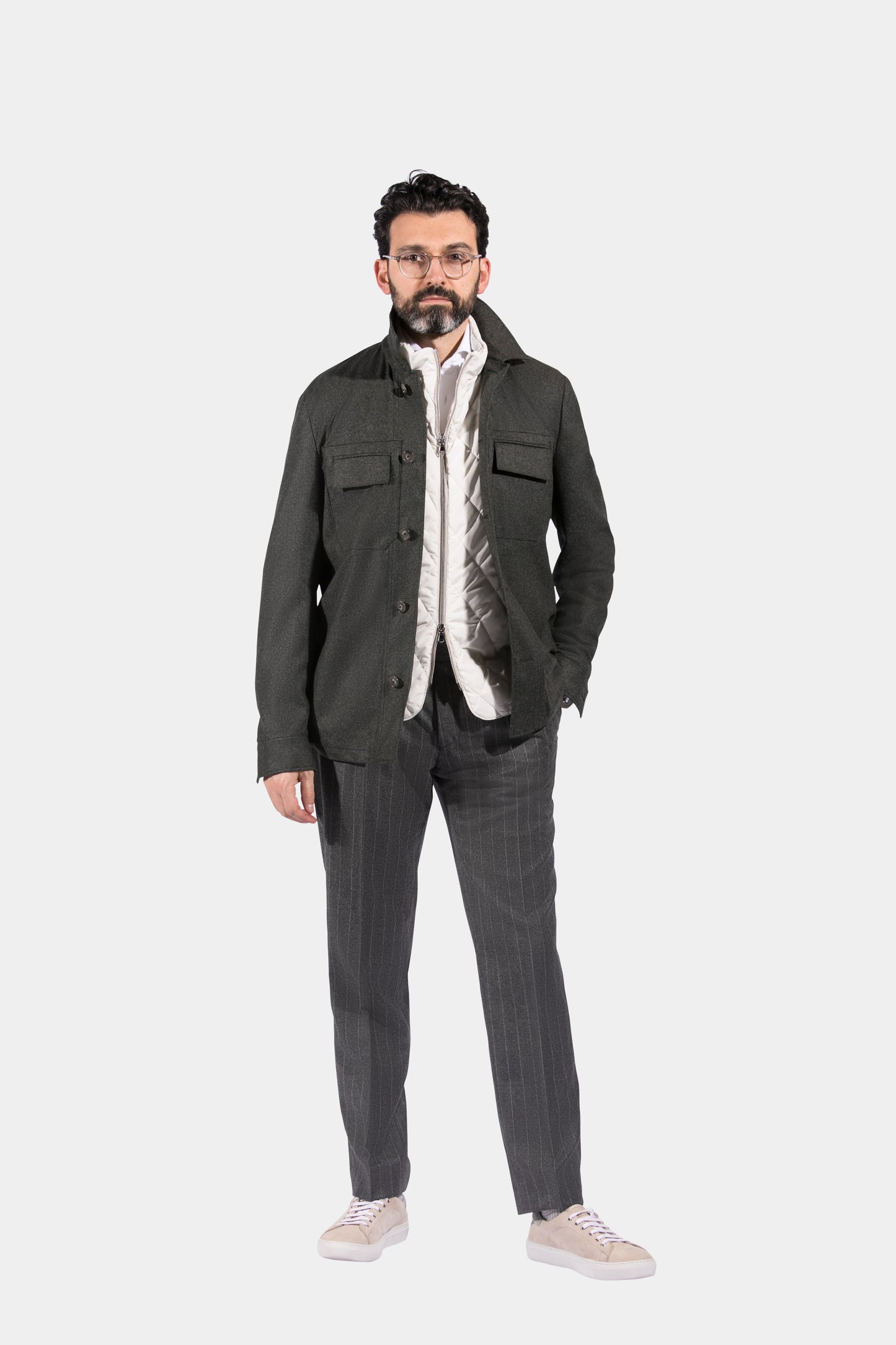 Work Jacket, Olive, Vitale Barberis, Jacket Only