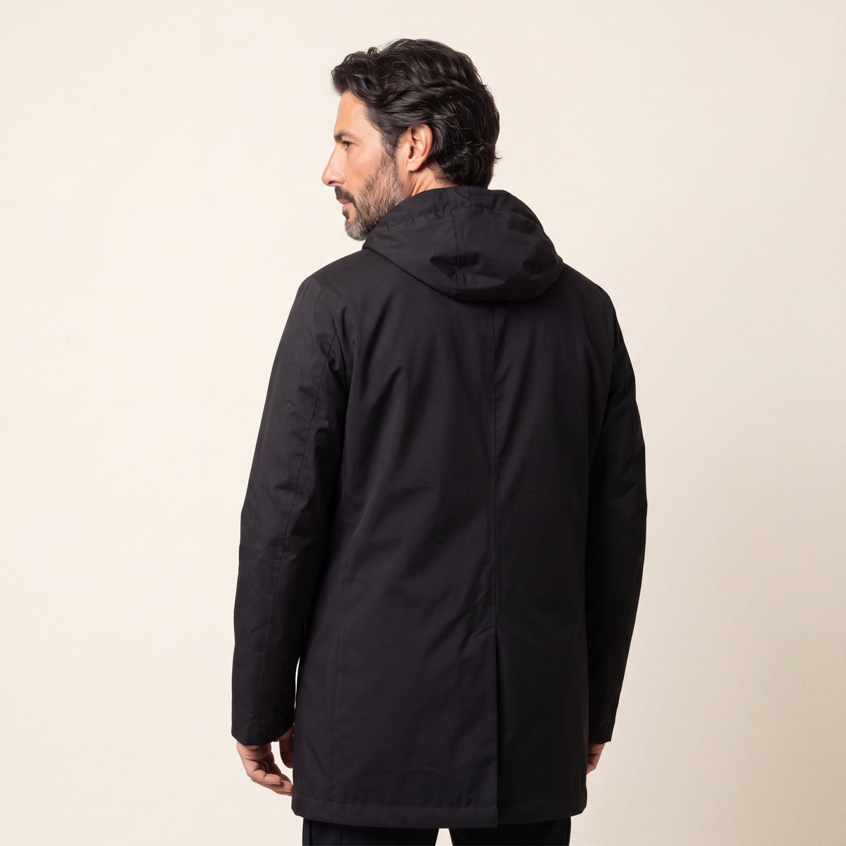 Parka, Black, Olmetex