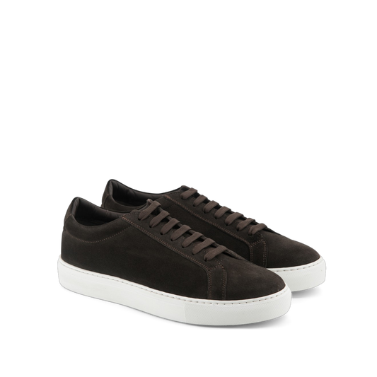 Suede Low Kick │ Dark Brown