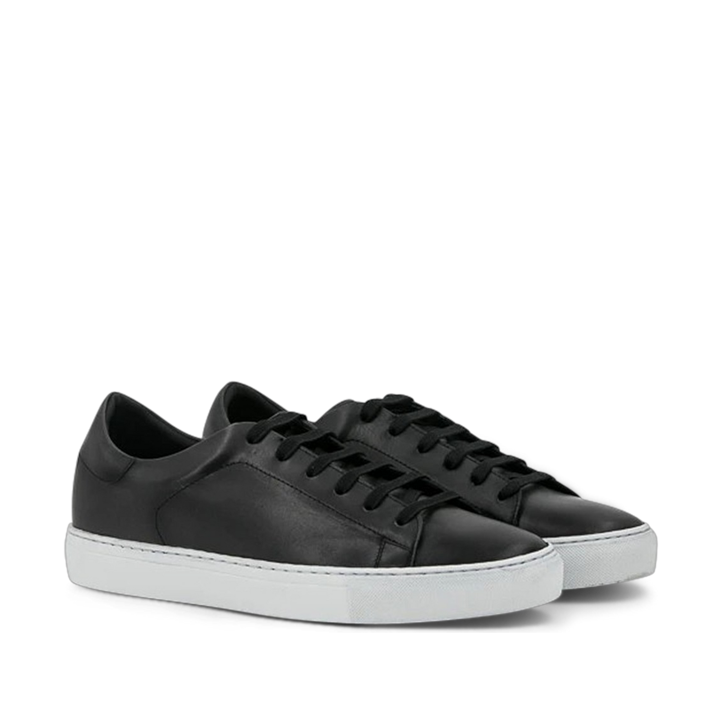 Leather Trainer │ Black