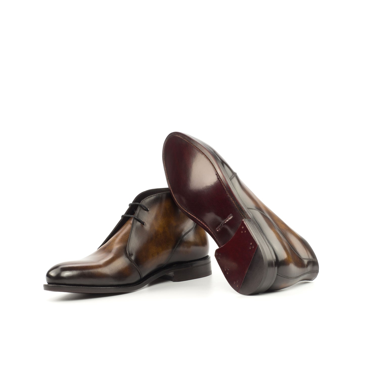 Leather Chukka Zurigo │ Brown Marble Patina