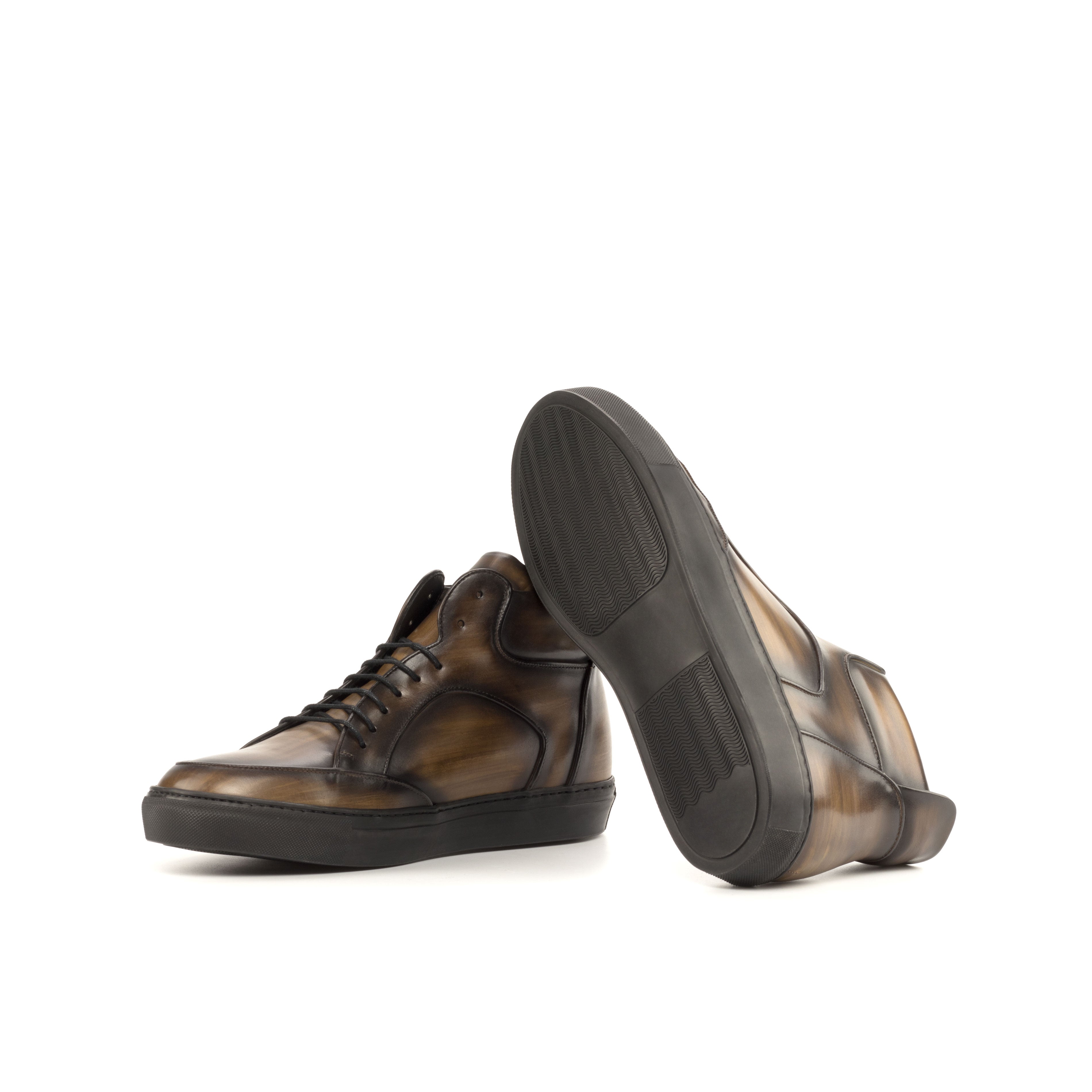 High Sneakers Regular brown patine