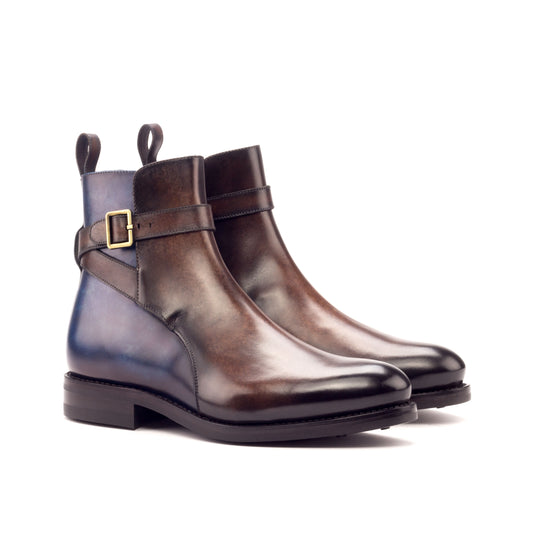 Boots buckle marble brown & blue