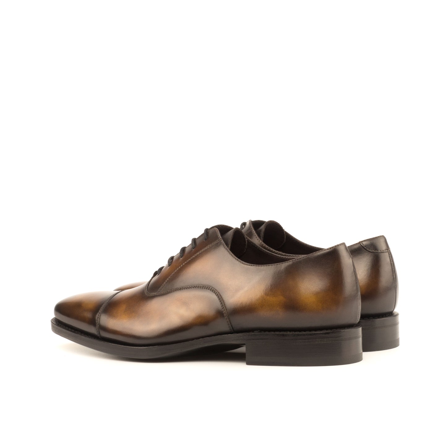Leather Oxford Monti │ Tobacco Marble Patina