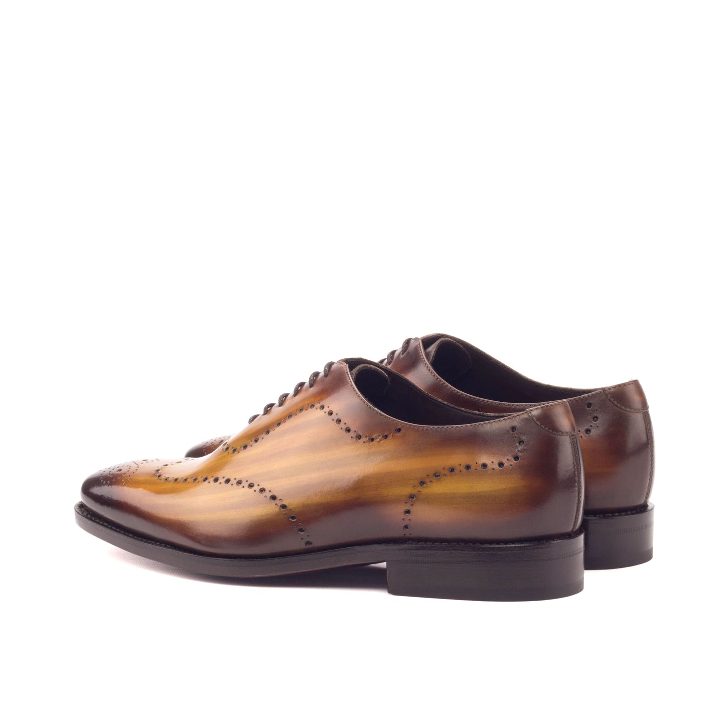 Leather Whole Cut Monti Perforated │ Whisky Classic Patina