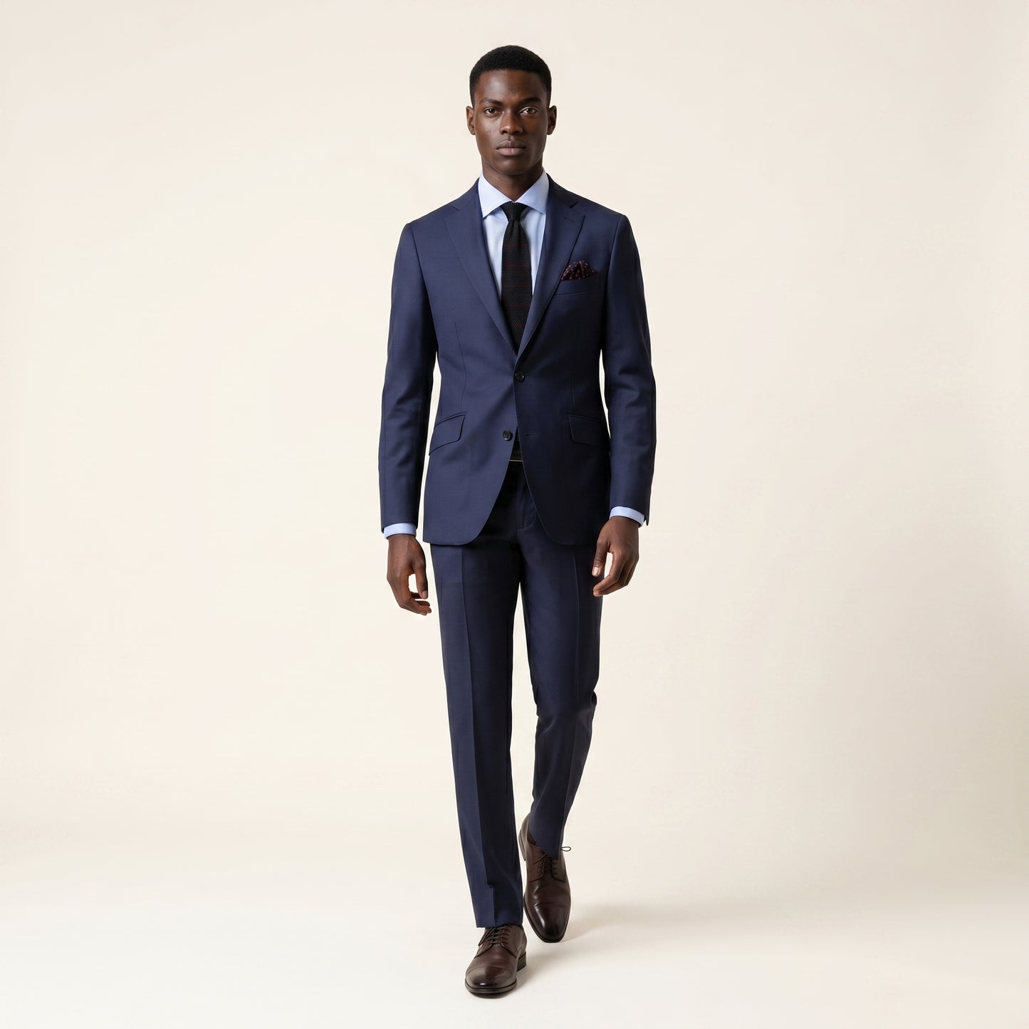 Notch Lapel, Royal Blue Suit, Super 110'S Reda