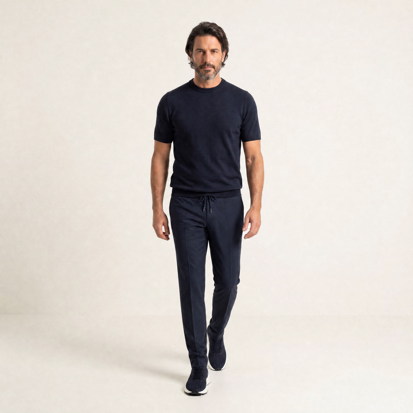 Short Sleeve Crew neck │ Navy