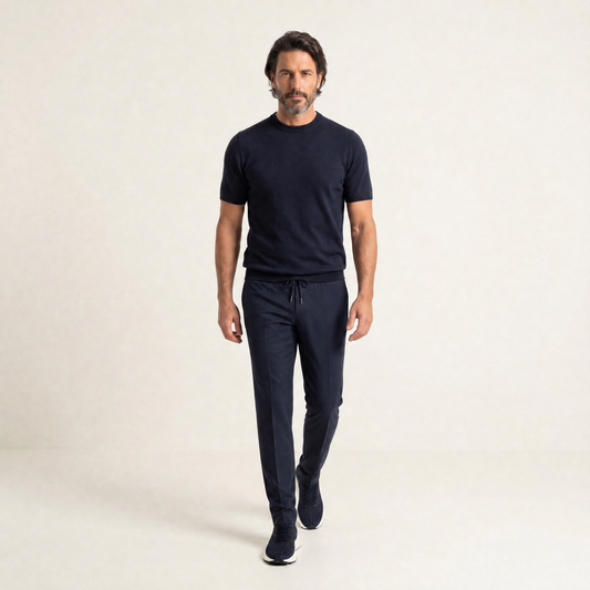 Short Sleeve Crew neck │ Navy