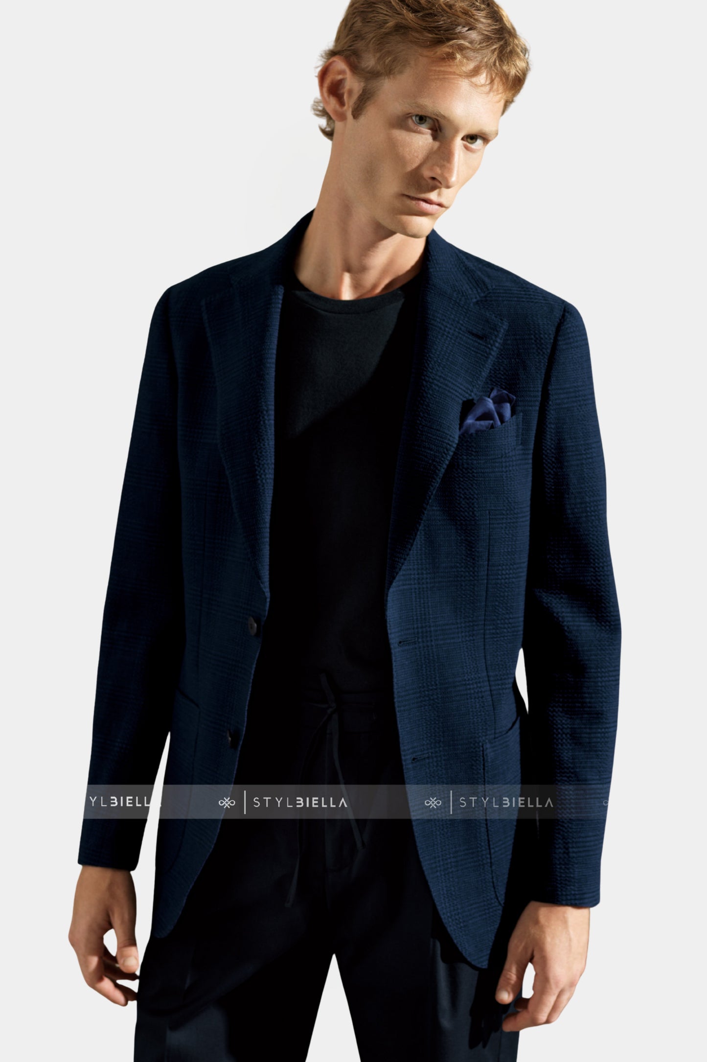 Notch Lapel, Navy, Expedition, Stylbiella, Jacket Only