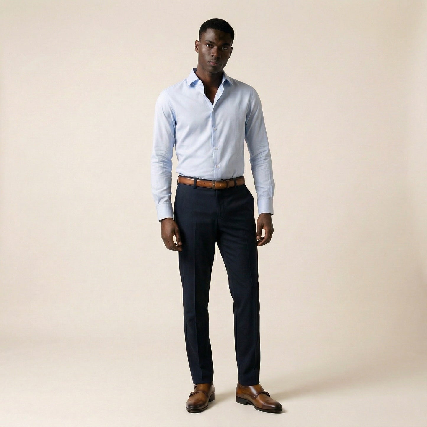 Shirt, Light Blue Thread by Thread, Pure Cotton, Alfar