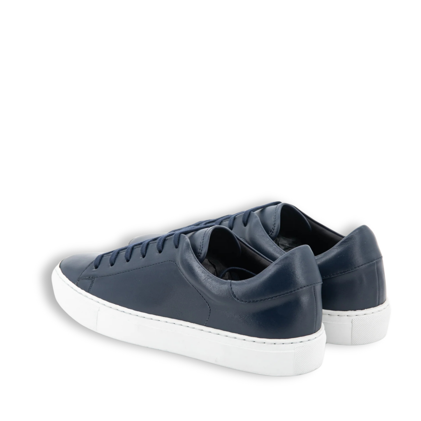 Leather Trainer │ Navy