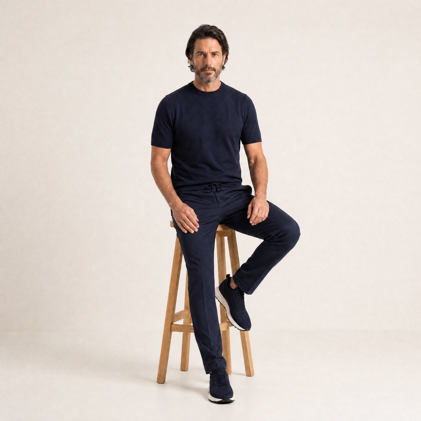 Short Sleeve Crew neck │ Navy