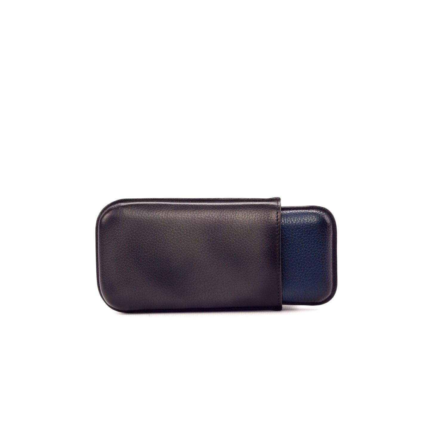 Leather Cigar Case │ Navy Patina
