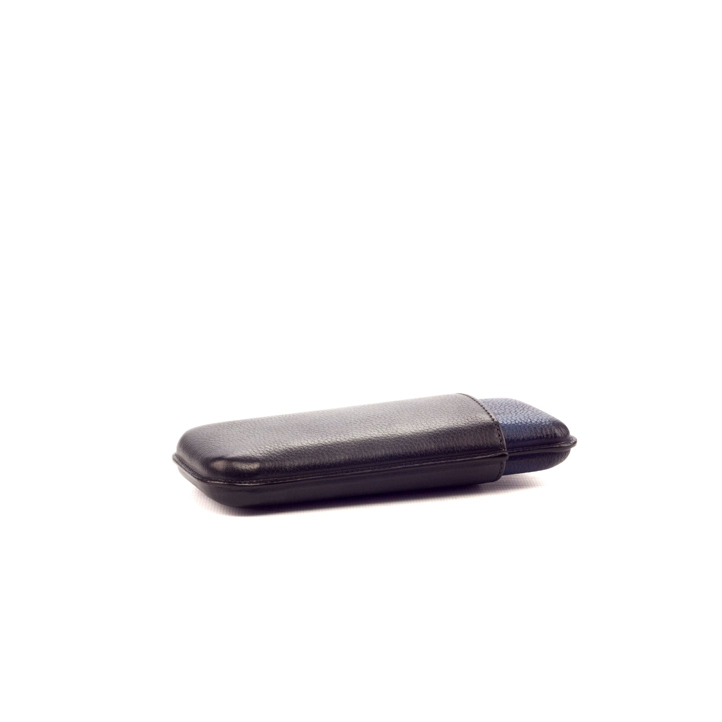 Leather Cigar Case │ Navy Patina