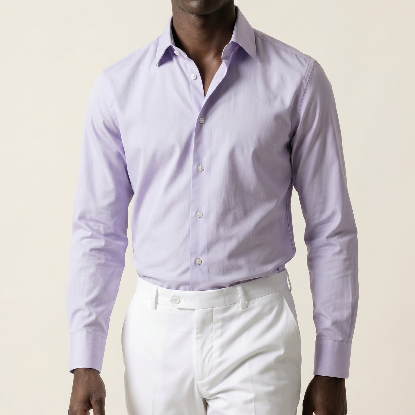 Shirt, Mauve, Pure Cotton, Loro Piana