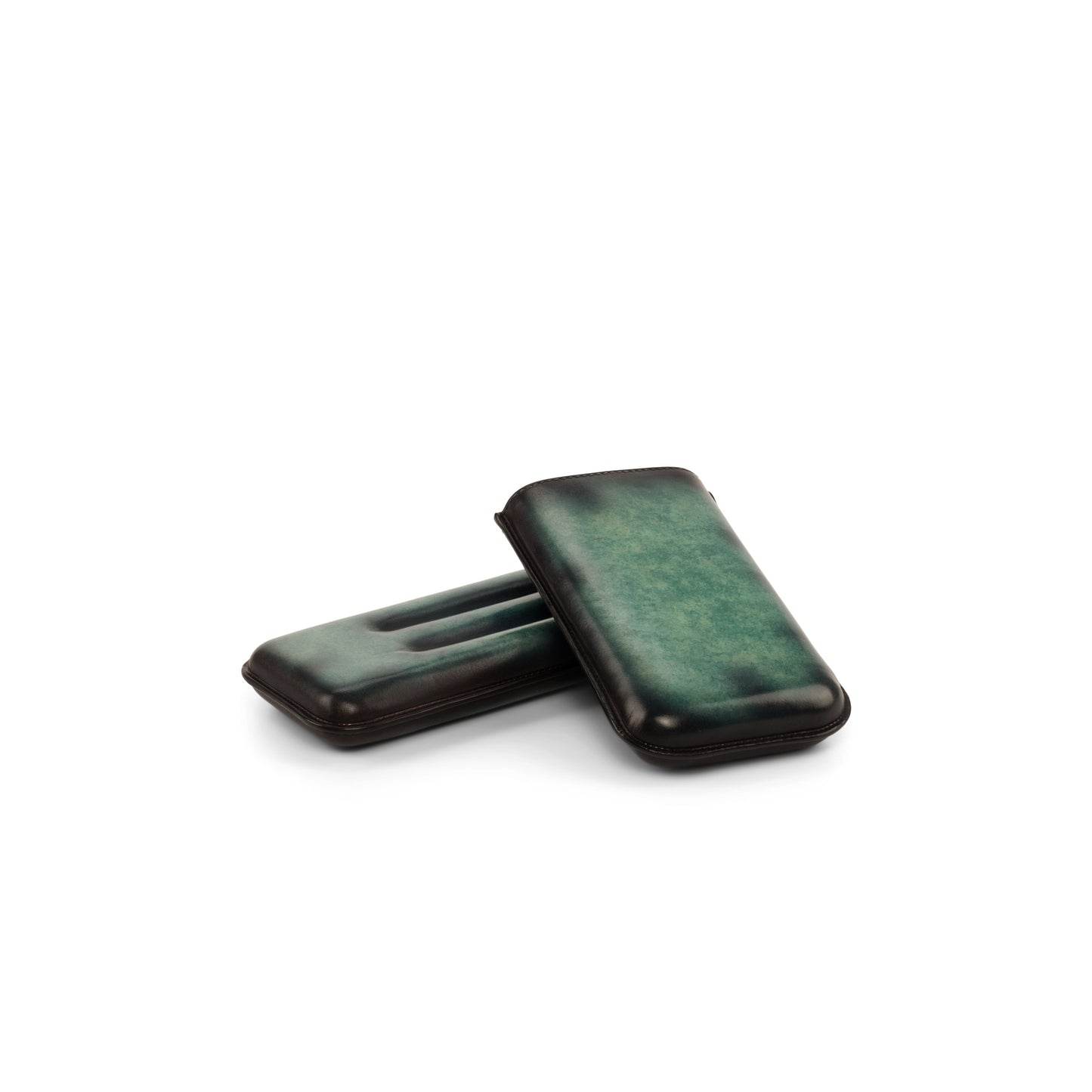 Leather Cigar Case │ Azur Patina