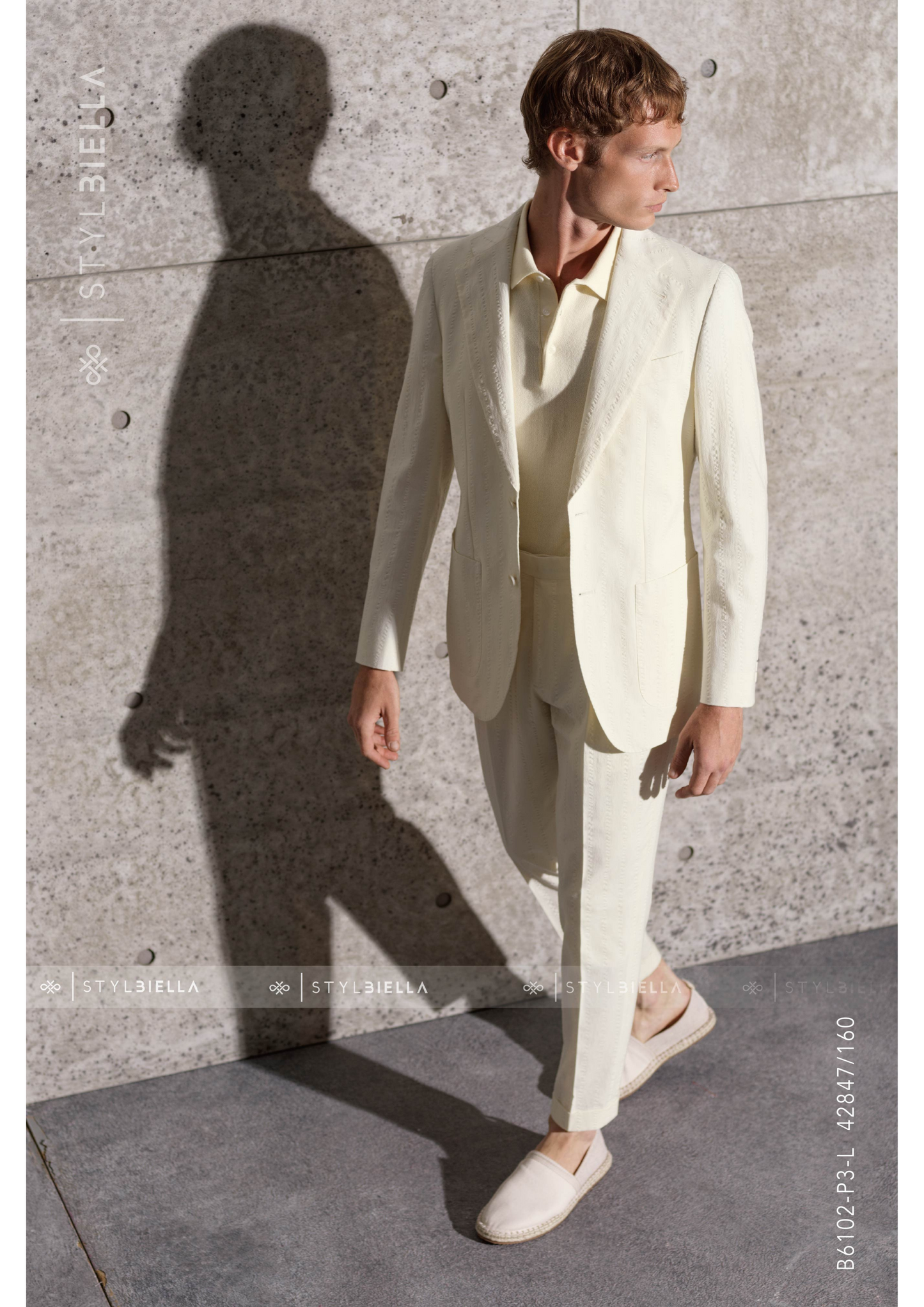 Notch Lapel, Beige, Expedition Suit, Stylbiella