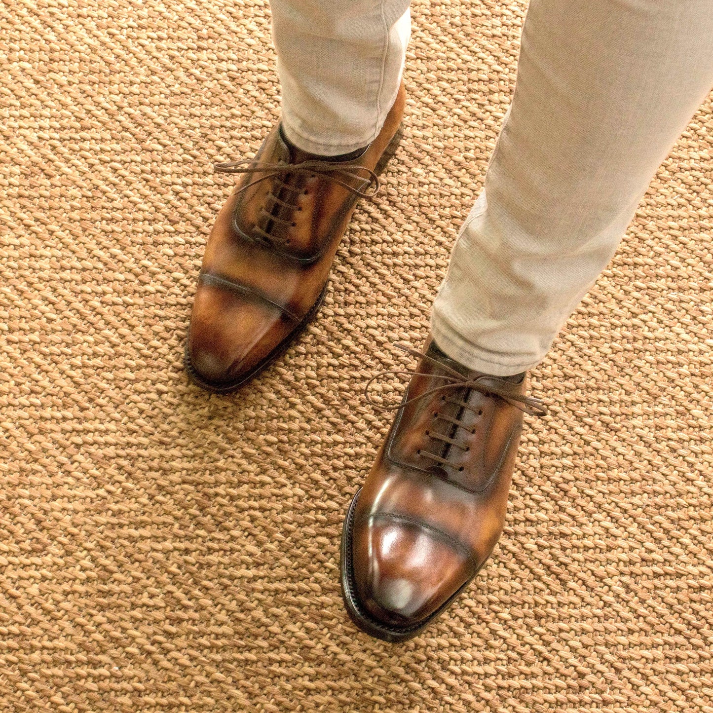 Leather Oxford Savile │ Fire Patina