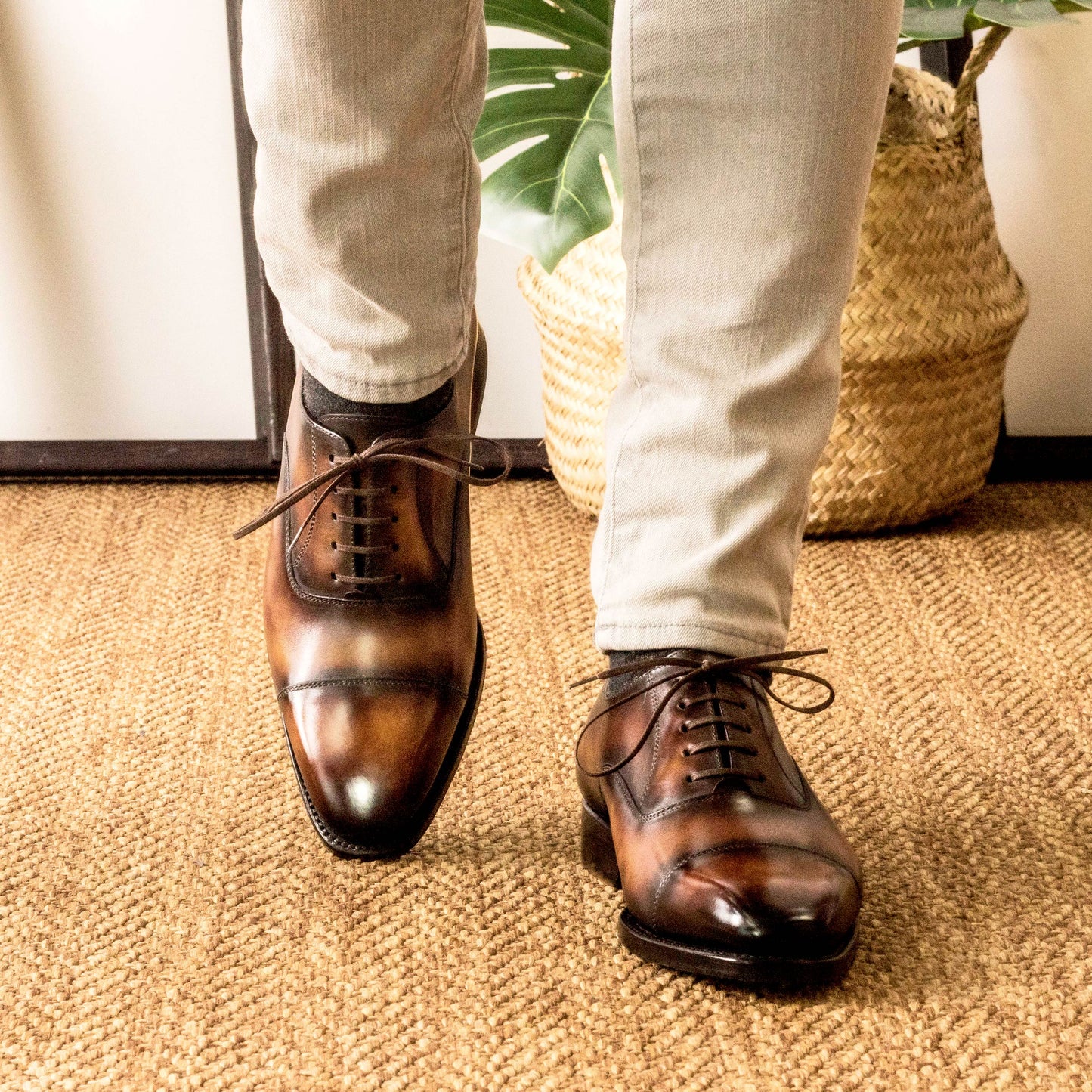 Leather Oxford Savile │ Fire Patina