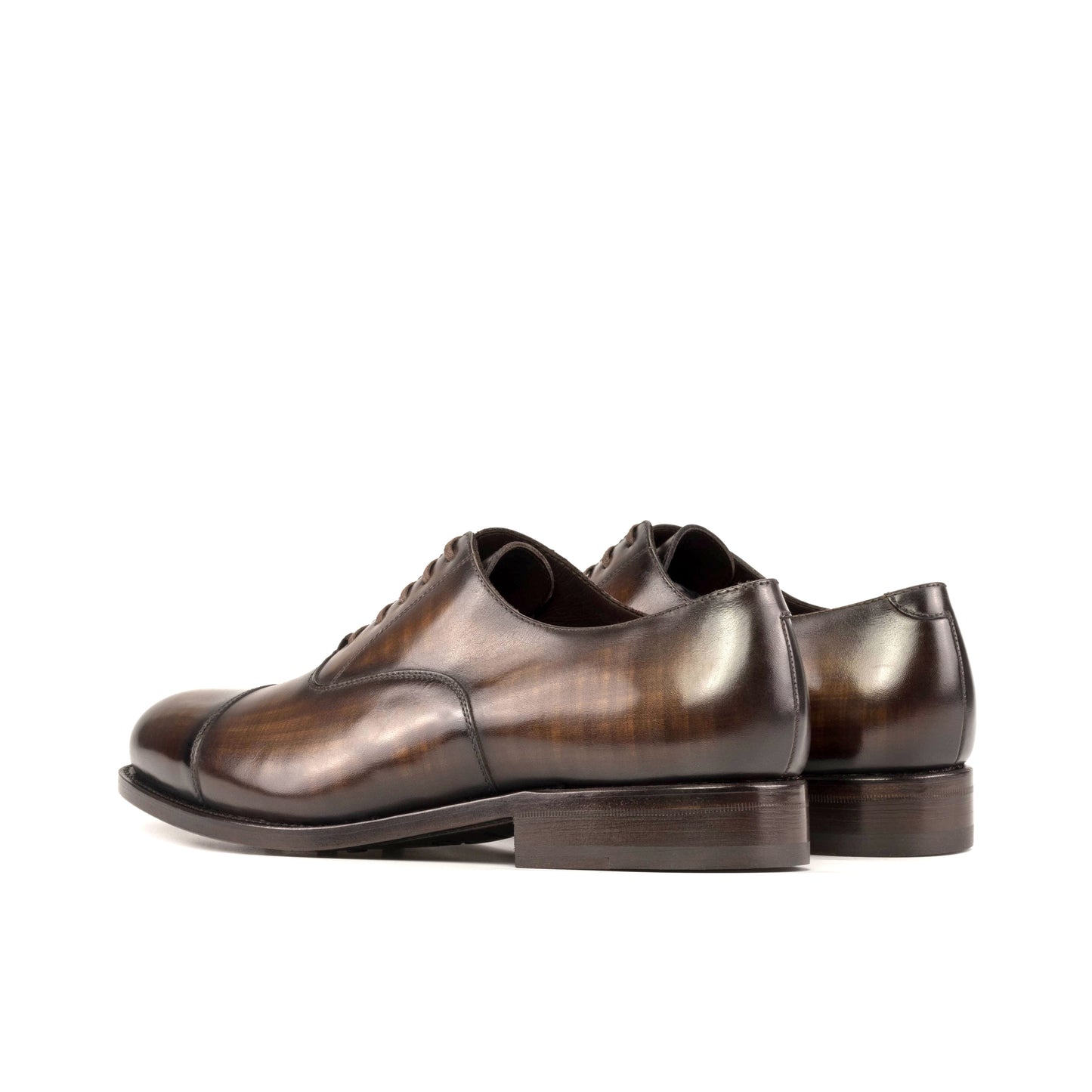 Leather Oxford Zurigo │ Brown Papiro Patina