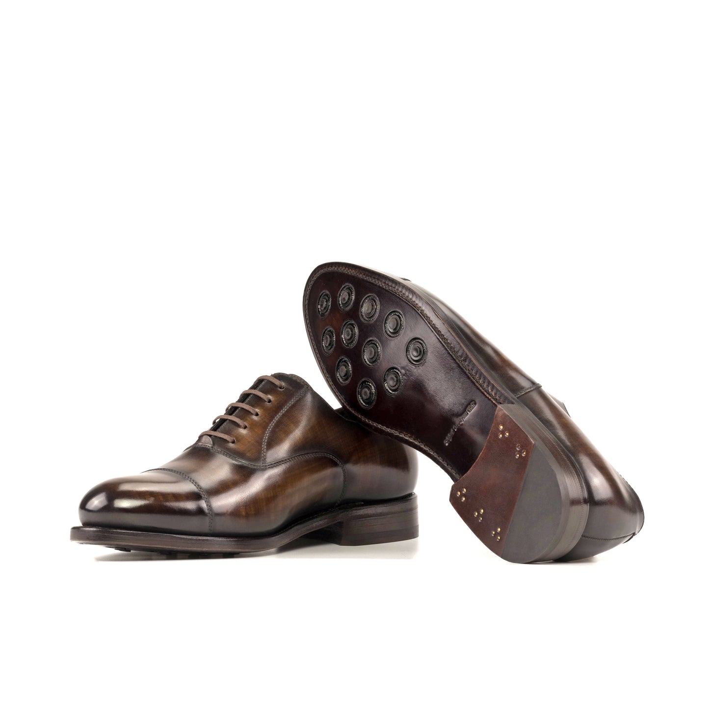 Leather Oxford Zurigo │ Brown Papiro Patina