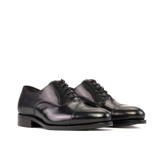 Leather Oxford Zurigo │ Black - Azur Soles