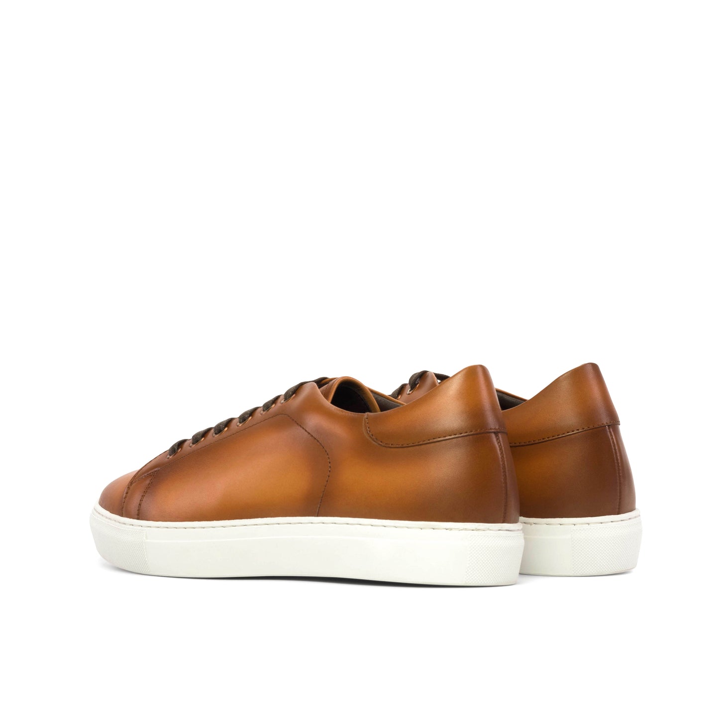 Leather Trainer │Cognac Painted Calf