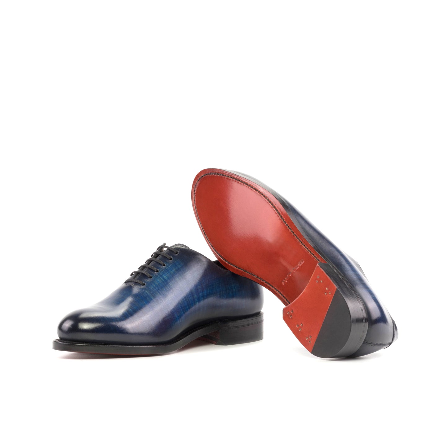 Leather Whole Cut Zurigo │ Blue Patina